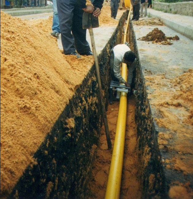 Doğalgaz boru hatları için kullanılan yüksek dayanımlı sarı silis kumu – Lina Kuvars Madencilik